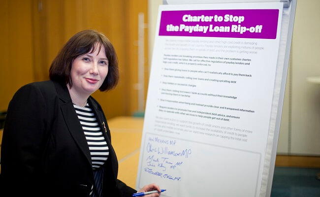 Emma backs Charter to Stop the Payday Loan Rip-Off