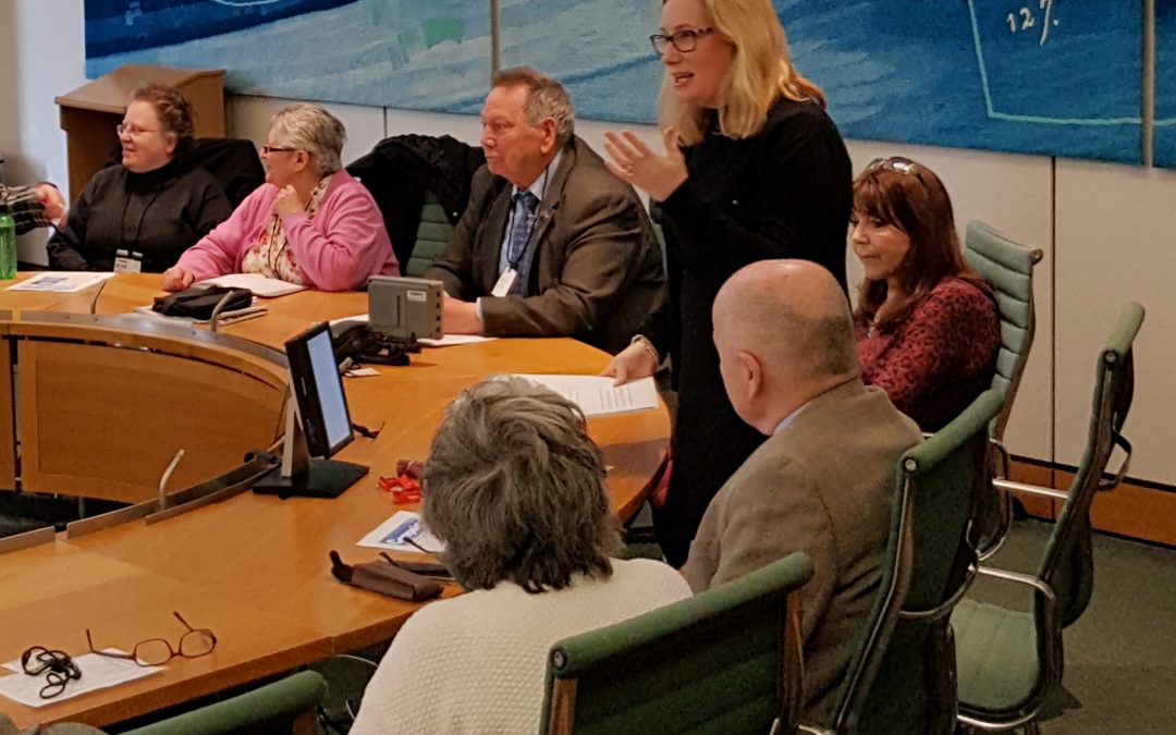 Emma gives speech at Pensioners’ Parliament